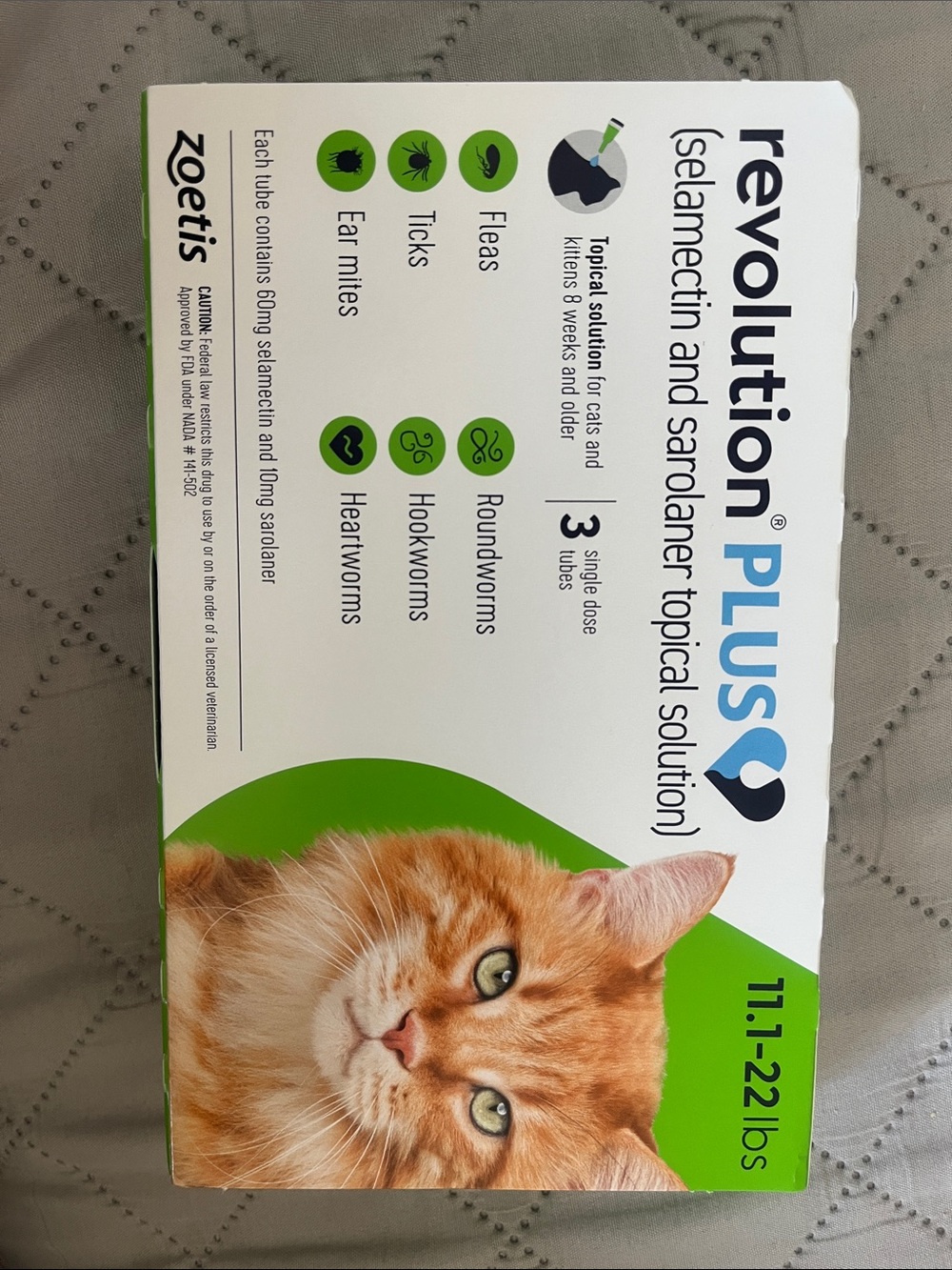 Revolution PLUS Topical Solution for Cats – Green